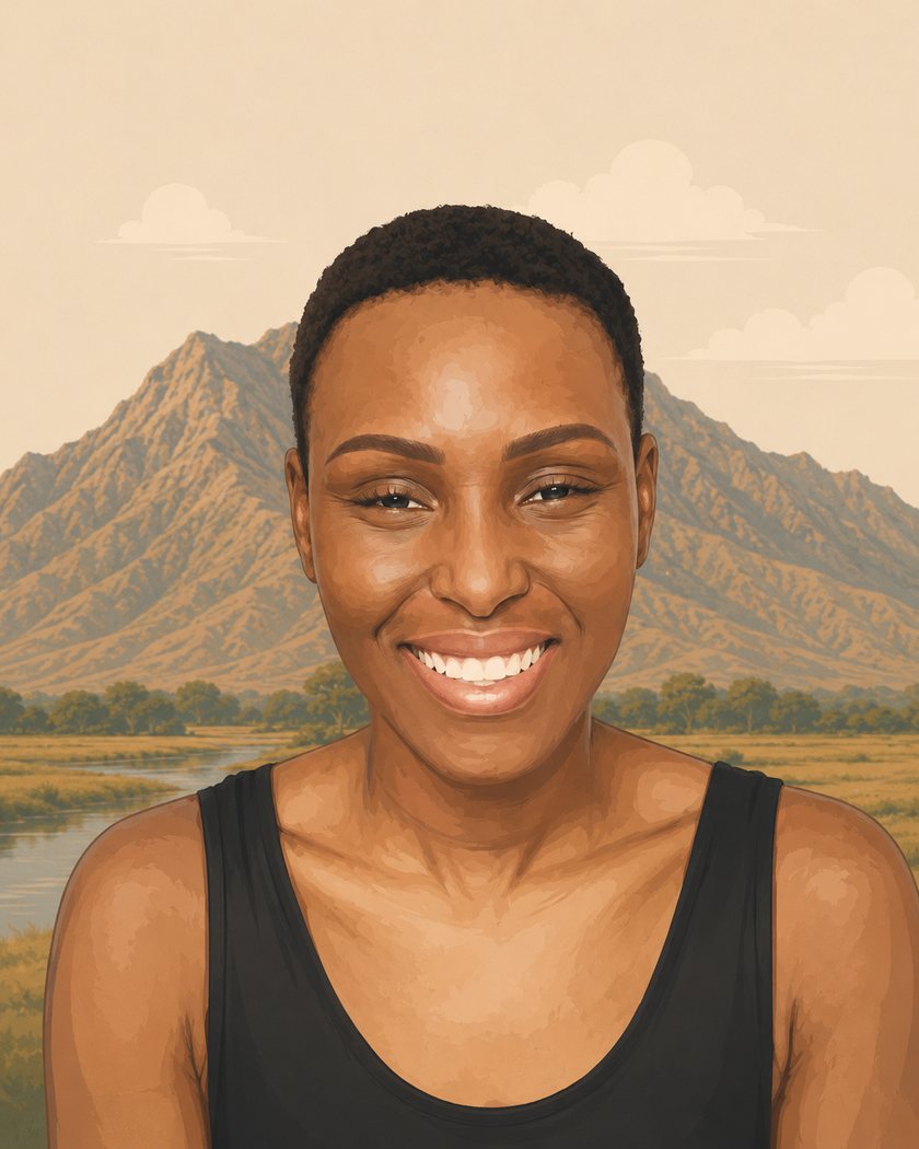 Eunide — illustrated portrait